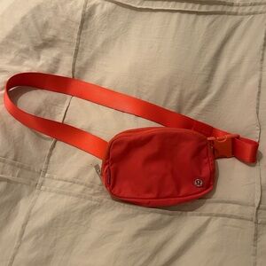 Lululemon Vibrant Orange Belt Bag. AMAZING CONDITION.